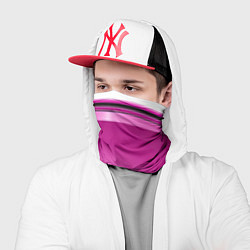 Бандана-труба Розовый выпуклый фон, цвет: 3D-принт — фото 2