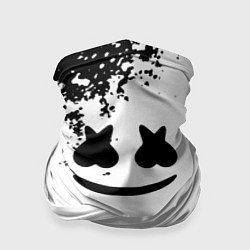 Бандана-труба Marshmello dj краски, цвет: 3D-принт