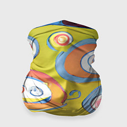 Бандана-труба Хиппи арт, цвет: 3D-принт