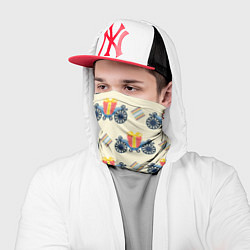 Бандана-труба Подарок на карете и ромб, цвет: 3D-принт — фото 2