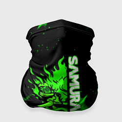 Бандана Samurai green fire toxic