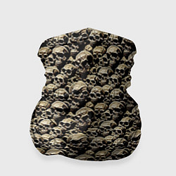 Бандана-труба Грязные черепа, цвет: 3D-принт