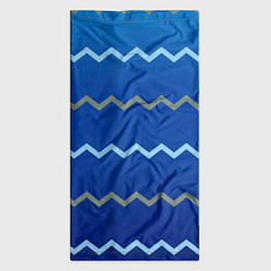 Бандана-труба Морские зигзаги, цвет: 3D-принт — фото 2