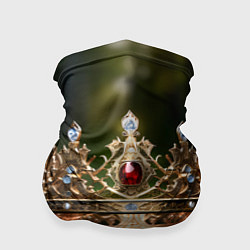 Бандана-труба Королевская корона узорная, цвет: 3D-принт