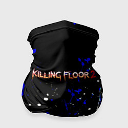 Бандана-труба Killing floor 2 logo краски абстрактные шутер, цвет: 3D-принт