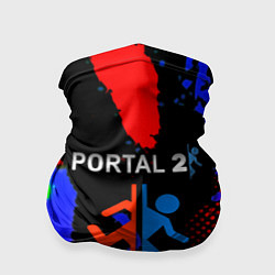 Бандана Portal 2 краски сочные текстура