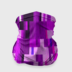 Бандана-труба Розовый глитч, цвет: 3D-принт