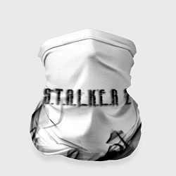 Бандана-труба Stalker 2 черный огонь абстракция, цвет: 3D-принт
