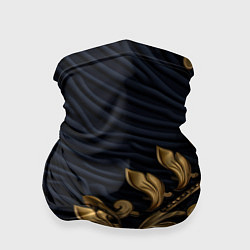 Бандана-труба Золотая объемная лепнина, цвет: 3D-принт