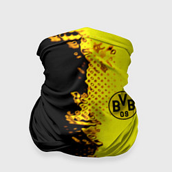 Бандана-труба Borussia fc sport краски, цвет: 3D-принт