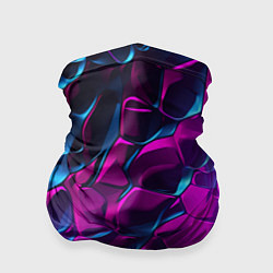 Бандана Кислотная яркая абстракция в камуфляжном стиле фио