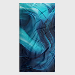 Бандана-труба Синяя абстракция в виде волн, цвет: 3D-принт — фото 2