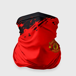 Бандана-труба Manchester United colors sport, цвет: 3D-принт