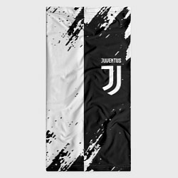 Бандана-труба Juventus краски чёрнобелые, цвет: 3D-принт — фото 2