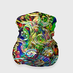 Бандана-труба Знаковые пузырьки, цвет: 3D-принт