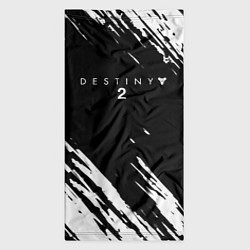 Бандана-труба Destiny краски чёрно белые, цвет: 3D-принт — фото 2