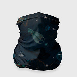 Бандана-труба Глубокий океан, цвет: 3D-принт