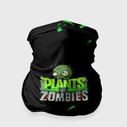 Бандана Plants vs Zombies зелёная текстура