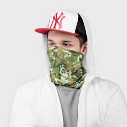 Бандана-труба Лягушата камуфляж, цвет: 3D-принт — фото 2