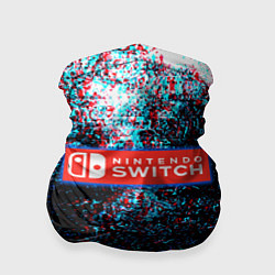 Бандана-труба Нинтендо брызги красок глитч, цвет: 3D-принт
