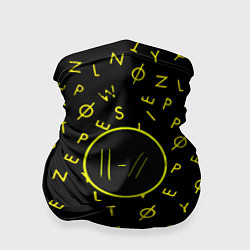 Бандана Twenty one pilots pattern rock yellow