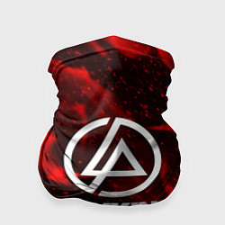 Бандана-труба Linkin park красный огонь, цвет: 3D-принт