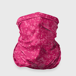 Бандана-труба Яркий розовый абстракция, цвет: 3D-принт