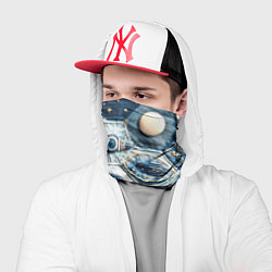 Бандана-труба Пэчворк с авиацией, цвет: 3D-принт — фото 2