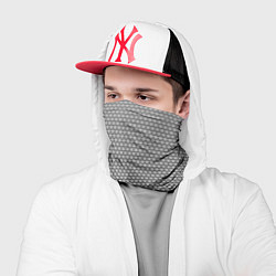 Бандана-труба Кольчуга серый, цвет: 3D-принт — фото 2