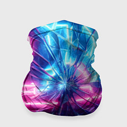Бандана-труба Разбитая неоновая вывеска - мегаполис, цвет: 3D-принт