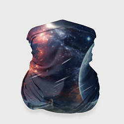 Бандана-труба Фантастическая планета внутри космоса, цвет: 3D-принт