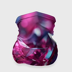 Бандана-труба Яркие розовые хрусталики, цвет: 3D-принт
