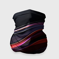 Бандана Темные волнистые абстрактные линии