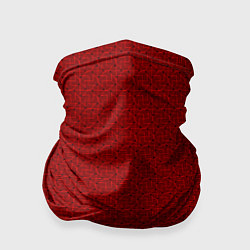 Бандана-труба Узор с изображением красных колец, цвет: 3D-принт