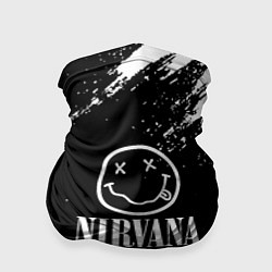 Бандана-труба Nirvana текустура краски, цвет: 3D-принт