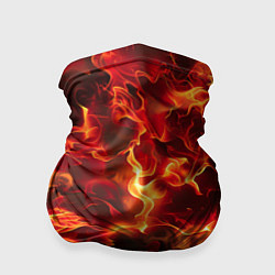 Бандана-труба Огненный элементаль, цвет: 3D-принт