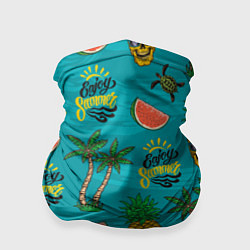 Бандана-труба Enjoy summer pattern - pineapple, цвет: 3D-принт