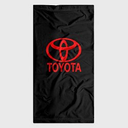 Бандана-труба Toyota red logo, цвет: 3D-принт — фото 2