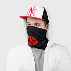 Бандана-труба Daewoo red logo, цвет: 3D-принт — фото 2