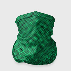 Бандана-труба Насыщенный зелёный текстурированный, цвет: 3D-принт