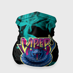 Бандана-труба Вайпер flame neon game, цвет: 3D-принт