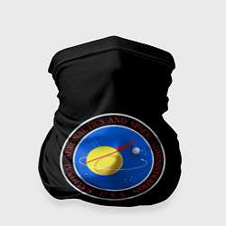 Бандана-труба NASA космос лого, цвет: 3D-принт