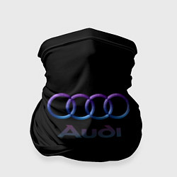 Бандана-труба Audi neon logo, цвет: 3D-принт