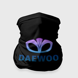 Бандана-труба Daewoo logo neon, цвет: 3D-принт