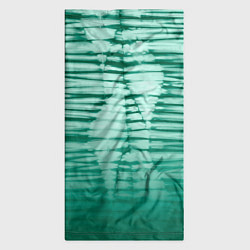 Бандана-труба Tie-dye green stripes, цвет: 3D-принт — фото 2