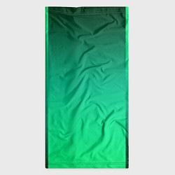 Бандана-труба Яркий зеленый градиентный комбинированный фон, цвет: 3D-принт — фото 2