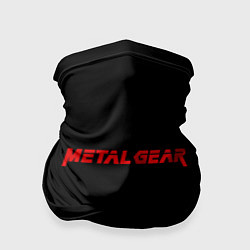 Бандана Metal gear red logo