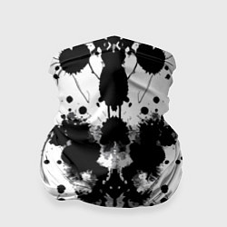 Бандана-труба The psychedelic Rorschach test - ai art, цвет: 3D-принт