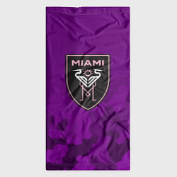 Бандана-труба Inter Miami logo pattern, цвет: 3D-принт — фото 2