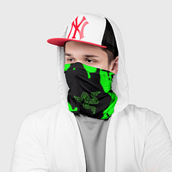 Бандана-труба Razer кислотный стиль краски, цвет: 3D-принт — фото 2